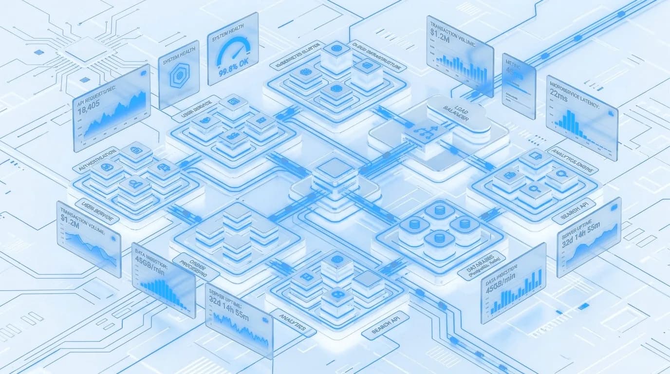 Easivo Technologies System Architecture Background Light